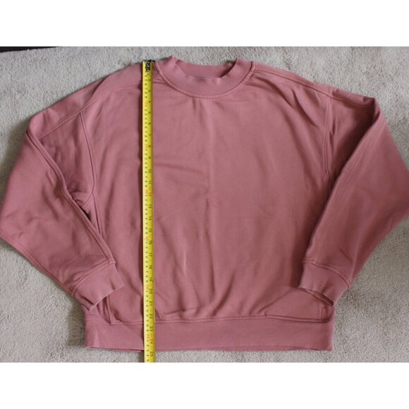 Lululemon - sz 10 - Chill On Pullover in Quicksand (Mauve Pink), Terry Sweatshir - Picture 5 of 12